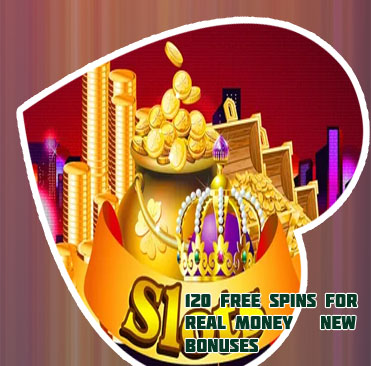 Online casino 120 free spins real money